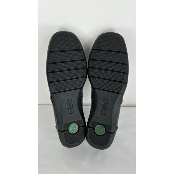 ComfortView The Leisa Slip On Flat Crocodile Textured Womens Size 7W Black New - Picture 8 of 10